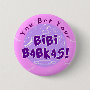Macaron Rond 5 Cm "Vous Pariez Vos Bibi Babkas" Parfaits Étrangers