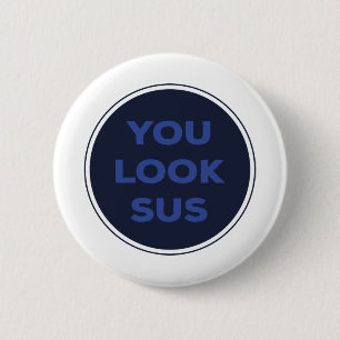 Macaron Rond 5 Cm Vous Regardez SUS Great Quotes Cadeau