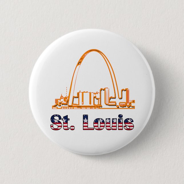 Macaron Rond 5 Cm Voûte de Saint Louis (Devant)