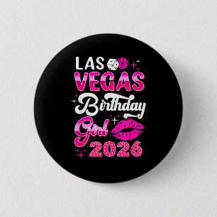 Macaron Rond 5 Cm Voyage de filles à Las Vegas 2026 Croisière T-shir