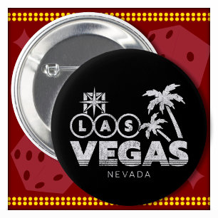 Macaron Rond 5 Cm Voyage en famille Souvenir Las Vegas Vacances