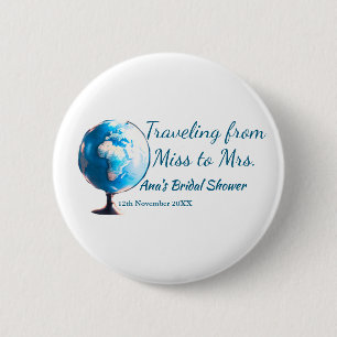 Macaron Rond 5 Cm Voyage enterrement de vie de jeune fille ajouter n