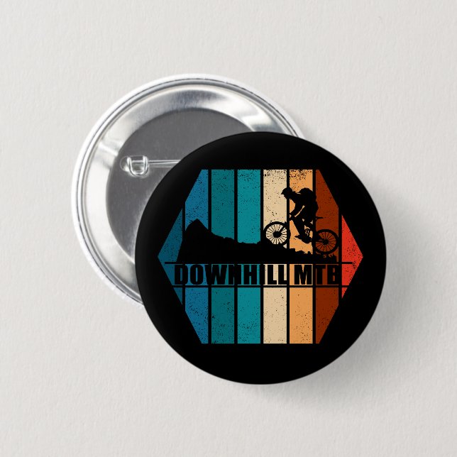 Macaron Rond 5 Cm VTT Downhill mtb (Devant & derrière)