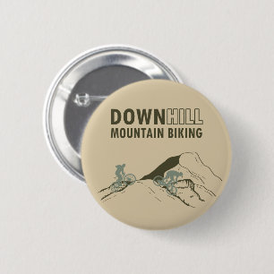 Macaron Rond 5 Cm VTT Downhill Vélos de Montagne