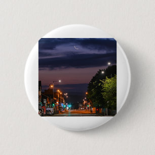 Macaron Rond 5 Cm Vue nocturne de Tokyo