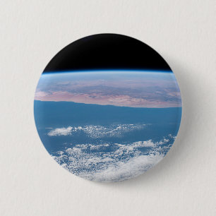 Macaron Rond 5 Cm Vue Sur La Côte Sud-Ouest De L'Afrique.