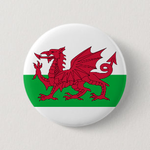 Macaron Rond 5 Cm wales flag