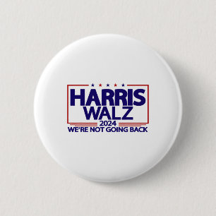 Macaron Rond 5 Cm Walz 2024 Nous ne rentrons pas Kamala Harris Vp Wa