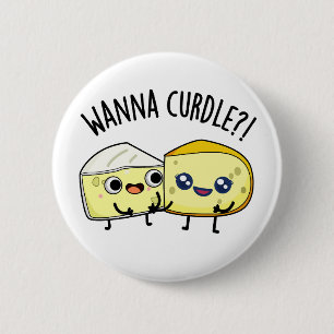 Macaron Rond 5 Cm Wanna Curdle Funky Cheese Puns