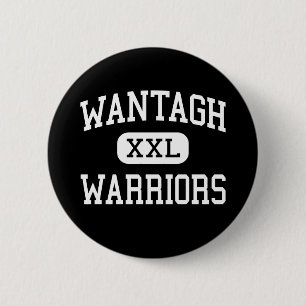 Macaron Rond 5 Cm Wantagh - guerriers - haut - Wantagh New York