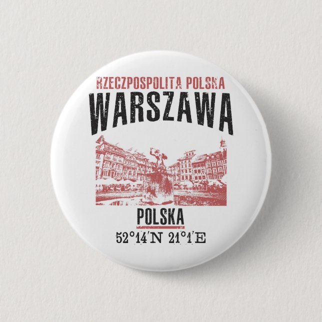 Macaron Rond 5 Cm Warszawa (Devant)