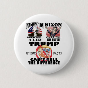 Macaron Rond 5 Cm Washington Nixon Dump Trump Lieur