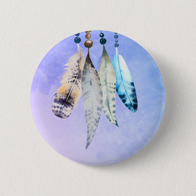 Macaron Rond 5 Cm Watercolor (Devant)