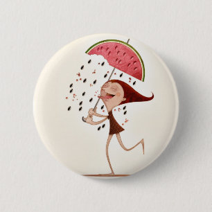 Macaron Rond 5 Cm Watermelon