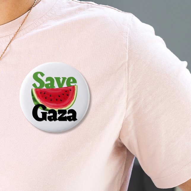Macaron Rond 5 Cm Watermelon Gaza Palestine (Créateur téléchargé)
