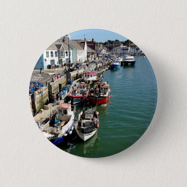 Macaron Rond 5 Cm Waygood Weymouth ! (Devant)