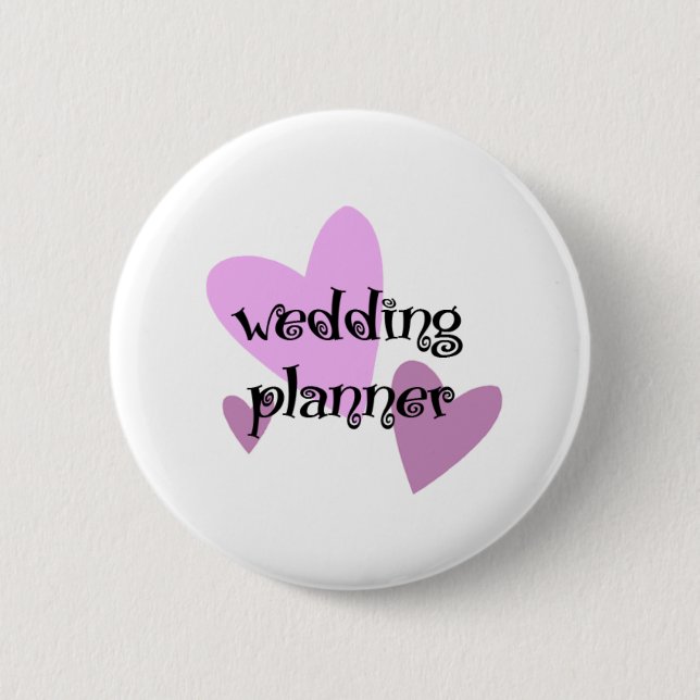 Macaron Rond 5 Cm Wedding planner (Devant)