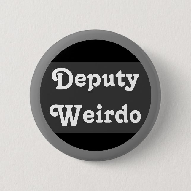 Macaron Rond 5 Cm Weirdo (Devant)