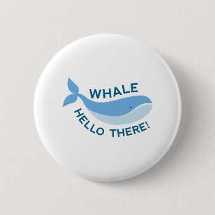 Macaron Rond 5 Cm Whale Bonjour Là !