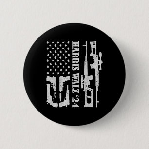 Macaron Rond 5 Cm Wheimer 24 American Flag Guns Propriétaire Madame 