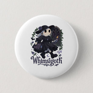 Macaron Rond 5 Cm Whimsigoth Avec City Classic - La Magie Urbaine Re