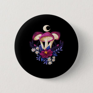 Macaron Rond 5 Cm Whimsigothique Champignons Classique