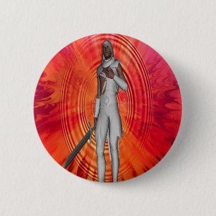 Macaron Rond 5 Cm White Knight