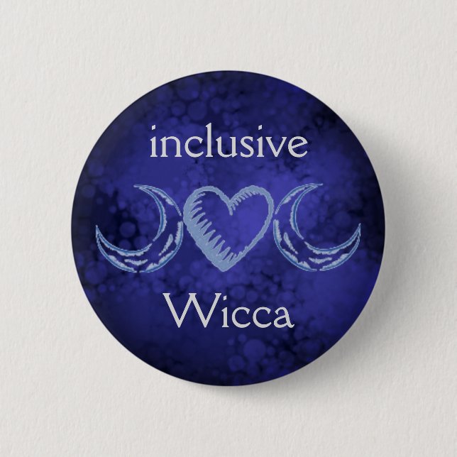 Macaron Rond 5 Cm Wicca inclus (Devant)