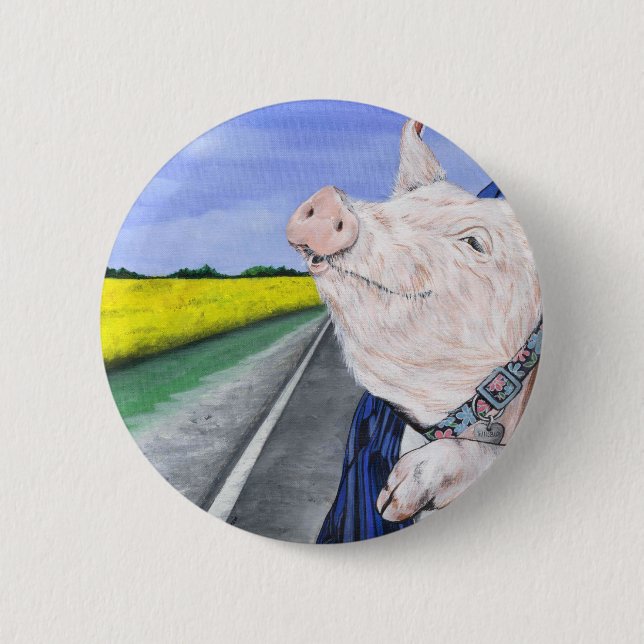 Macaron Rond 5 Cm Wilbur (Devant)