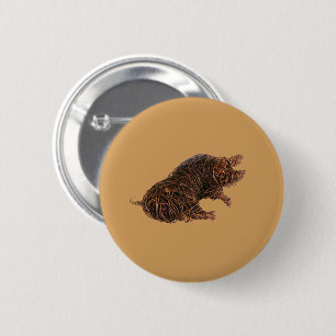 Macaron Rond 5 Cm Wilbur - un cochon très perspicace.