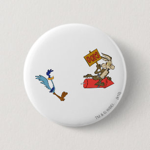 Macaron Rond 5 Cm WILE E. COYOTE™ et ROAD RUNNER™ Produits pour la f