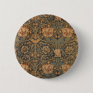 Macaron Rond 5 Cm William Morris Honeysuckle Rich Wallpaper