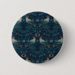 Macaron Rond 5 Cm William Morris Vintage