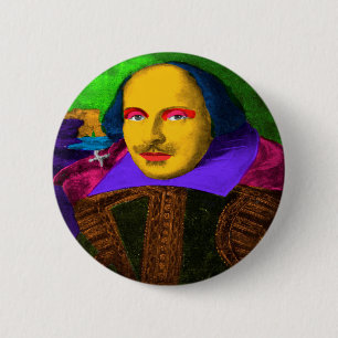 Macaron Rond 5 Cm William Shakespeare