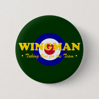 Macaron Rond 5 Cm Wingman (RAF)