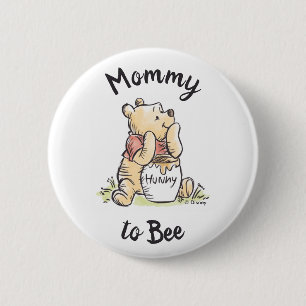 Macaron Rond 5 Cm Winnie le Baby shower Pooh   Maman to Bee