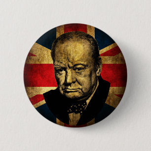 Macaron Rond 5 Cm Winston Churchill