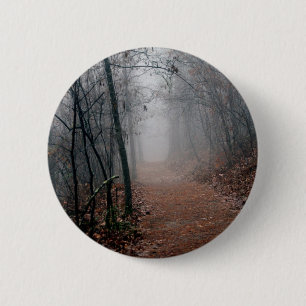 Macaron Rond 5 Cm Winters Fog - Pas de fin en vue sur le sentier Cad