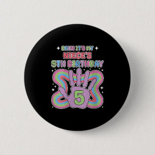 Macaron Rond 5 Cm Womens Bruh, C'Est Ma Nuit, Tante Anniversaire Unc