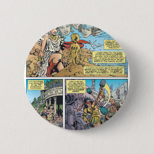 Macaron Rond 5 Cm Wonder Woman Themyscira