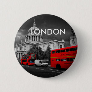 Macaron Rond 5 Cm World Cities - London