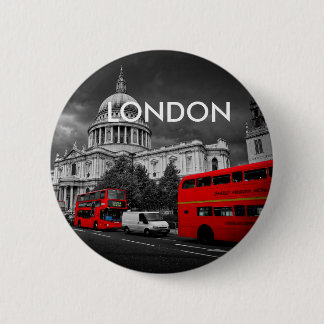 Macaron Rond 5 Cm World Cities - London