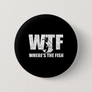 Macaron Rond 5 Cm Wtf Où #39 ; s Les hommes de poisson#39 ; s Gif de