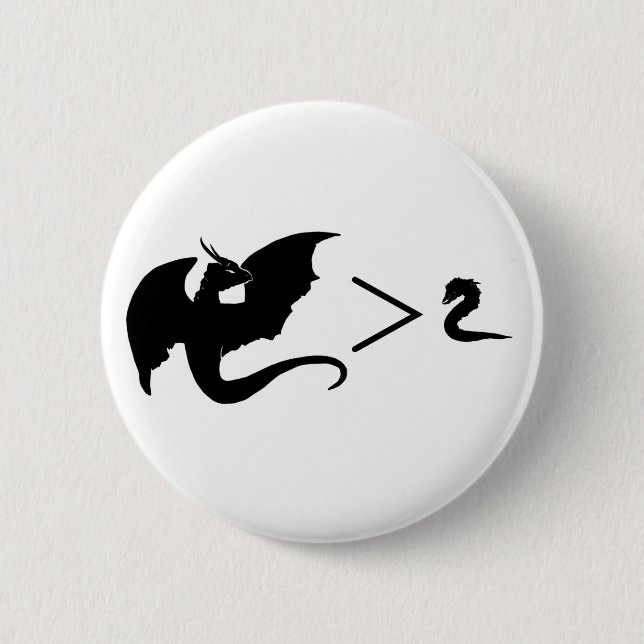 Macaron Rond 5 Cm Wyrms avant bouton de vers (Devant)