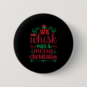 Macaron Rond 5 Cm Xmas Art Nous Vous Souhaitons Un Joyeux Noël