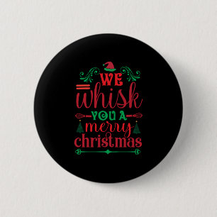 Macaron Rond 5 Cm Xmas Art We Whisk You A Merry Christmas
