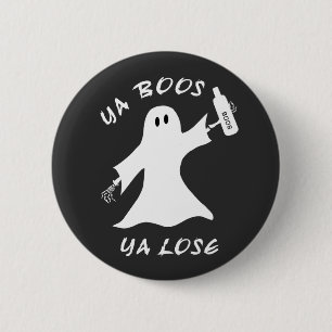 Macaron Rond 5 Cm Ya Boos Ya Lose Drôle de Halloween Ne Buvez Pas Fa