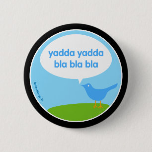 Macaron Rond 5 Cm Yadda de Yadda - bouton de gazouillement