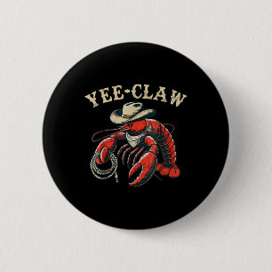Macaron Rond 5 Cm Yee Claw Funky Crawfish Festival de fruits de mer