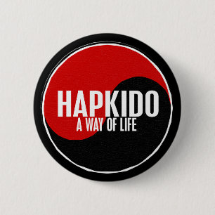 Macaron Rond 5 Cm Yin Yang HAPKIDO 1